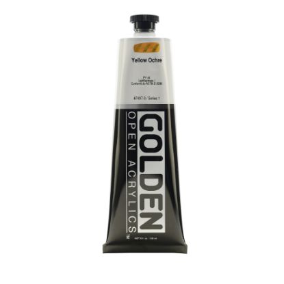 Picture of Golden OPEN Acrylic Paint, 5 Oz Tube, Yellow Ochre