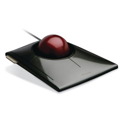 Picture of Kensington SlimBlade Trackball, Graphite/Ruby Red