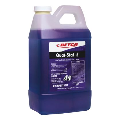 Picture of Betco Quat-Stat 5 Disinfectant, Lavender, 67.6 Oz Bottle, Case Of 4