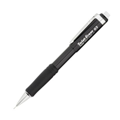 Picture of Pentel Twist-Erase III Mechanical Pencil, 0.5mm, #2 Lead, Black Barrel