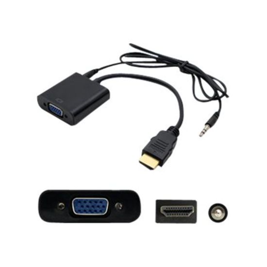 Picture of AddOn 5 Pack HDMI to VGA Adapter - Video converter - HDMI - VGA - white (pack of 5)