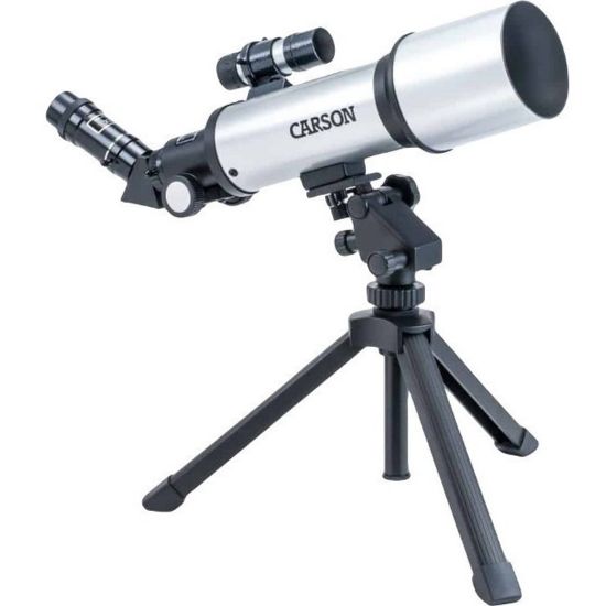 Picture of Carson SkyChaser SC-450 Telescope - 133.5x - 2.76in Aperture - 400 mm Focal Length - Refractor