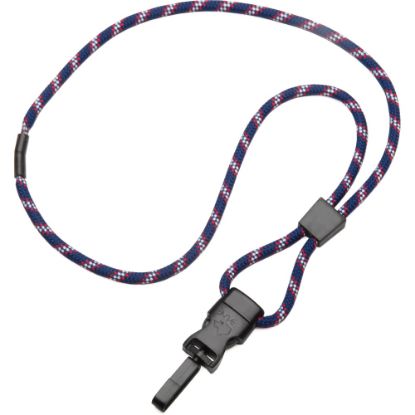 Picture of SKILCRAFT Patriotic Cord-Style Lanyards, 36in, Multicolor, Pack Of 12 Lanyards