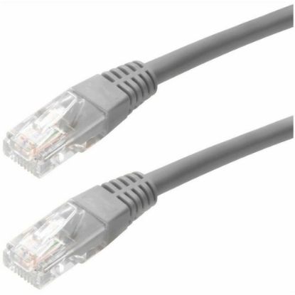 Picture of 4XEM 15FT Cat6 Molded RJ45 UTP Ethernet Patch Cable (Gray) - 15 ft Category 6 Network Cable for Network Device, Notebook, Computer, Switch, Router, Gaming Console - First End: 1 x RJ-45 Network - Male - Second End: 1 x RJ-45 Network - Male