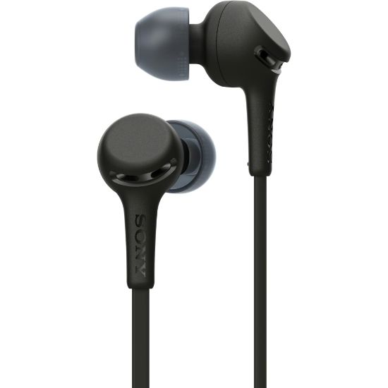 Picture of Sony Wireless In-Ear EXTRA BASS Headphones With Microphone, Black, WIXB400/B