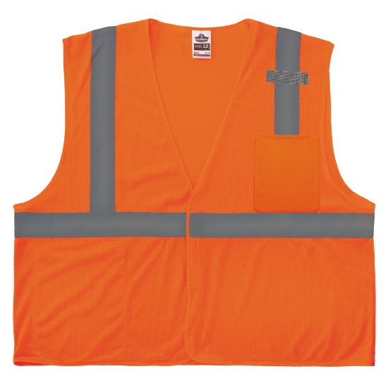 Picture of Ergodyne GloWear Mesh Hi-Vis Safety Vest, Medium, Orange