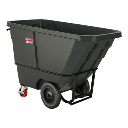 Picture of Suncast Commercial Tilt Truck, Heavy Duty, 1 Cu Yd., 45-1/8inH x 33-7/8inW x 70inD, Black