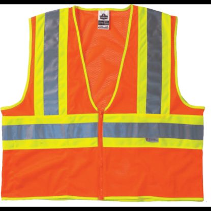 Picture of Ergodyne GloWear Safety Vest, Type R Class 2, 2X/3X, 2-Tone Lime, 8230Z