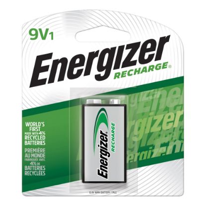 Picture of Energizer Rechargeable NiMH 9-Volt Battery