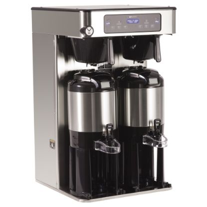 Picture of Bunn ICB Infusion Series Programmable Coffee Brewer, Dual Design, Tall Profile, Black/Silver