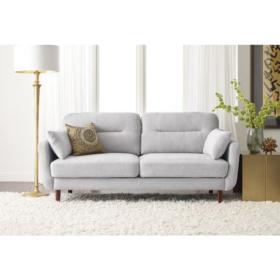 Picture of Serta Sierra Collection Sofa, Smoke Gray/Chestnut