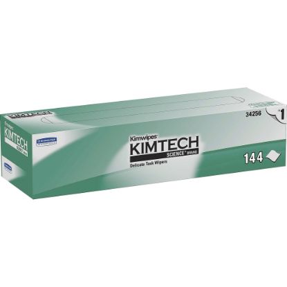 Picture of Kimberly-Clark Professional Kimtech Science Kimwipes Pop-Up Box, 14 7/10in x 16 3/5in, 144/Box