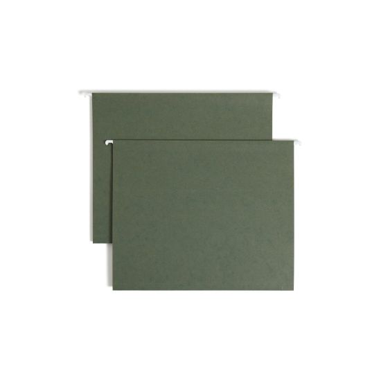 Picture of Smead Premium Box-Bottom Hanging Folders, 1in Expansion, Letter Size, Standard Green, Box Of 25