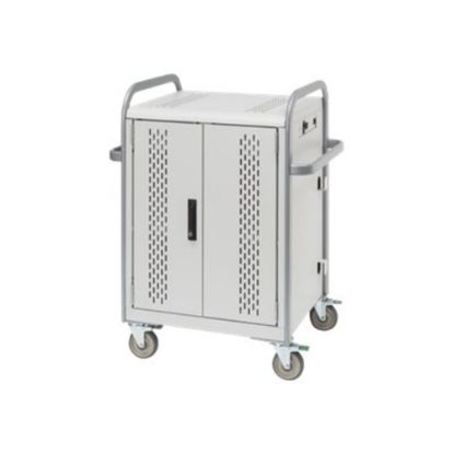 Picture of Bretford MDMLAP20-CTAL - Cart - for 20 notebooks - steel - aluminum, concrete powder