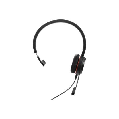 Picture of Jabra Evolve 20SE UC Headset - Mono - USB Type C - Wired - 32 Ohm - 150 Hz - 7 kHz - On-ear - Monaural - Ear-cup - 3.94 ft Cable - Electret Condenser Microphone