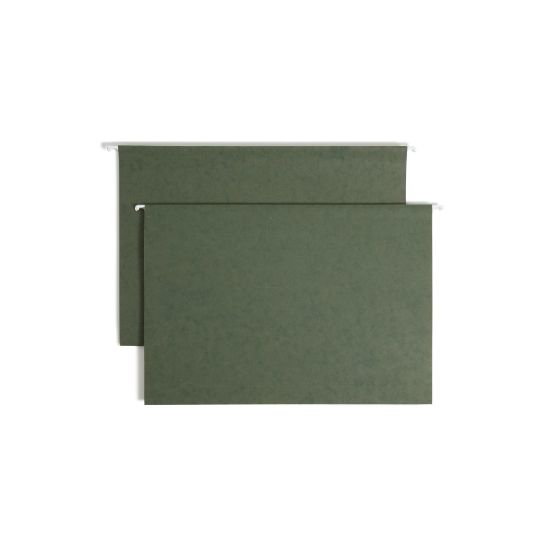 Picture of Smead Hanging Box-Bottom File Folders, 2in Expansion, Legal Size, Standard Green, Box Of 25 Folders