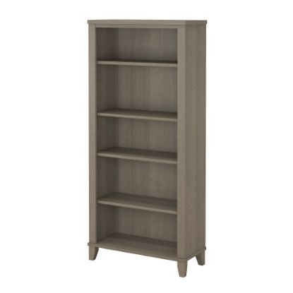 Picture of Bush Business Furniture Somerset 66inH 5-Shelf Bookcase, Ash Gray, Standard Delivery