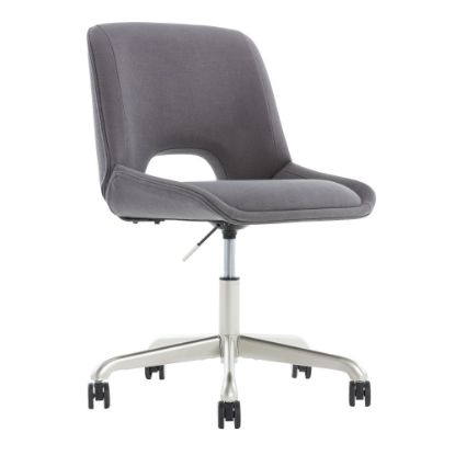 Picture of Elle Decor Laissy Low-Back Task Chair, Gray