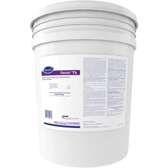 Picture of Diversey Oxivir TB Ready to Use Disinfectant Cleaner, Cherry Almond Scent, 5-Gallon Pail