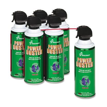 Picture of SKILCRAFT Power Duster, 10 Oz Can, Box Of 6 (AbilityOne 7930-01-398-2473)