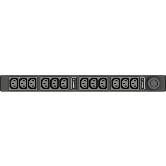 Picture of Vertiv Geist Basic Rack PDU - (12) IEC C13| 30A| 208V| L6-30P| 4.9kW| RPDU - Basic - 12 x IEC 60320 C13 - 230 V - Horizontal - Rack Mount - Rack-mountable