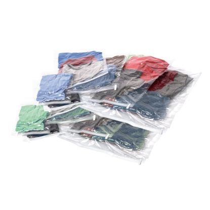 Picture of Samsonite Compression Bag Kit, 12 Pieces, 31 1/2inH x 23 5/8inW x 1/2inD, Clear