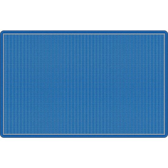 Picture of Flagship Carpets All Over Weave Area Rug, 6ft x 8-1/3ft, Blue