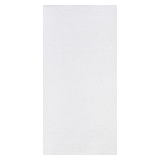 Picture of FashnPoint 1-Ply Guest Towels, 7-7/8in x 3-7/8in, White, Case Of 600 Towels