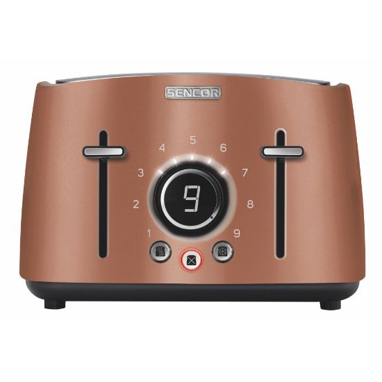 Picture of Sencor STS6071GR 4-Slot Toaster With Rack, Gold