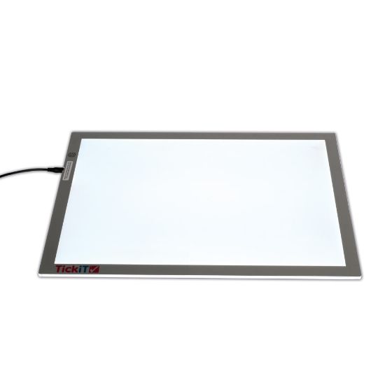 Picture of TickiT Rectangular Light Panel, White