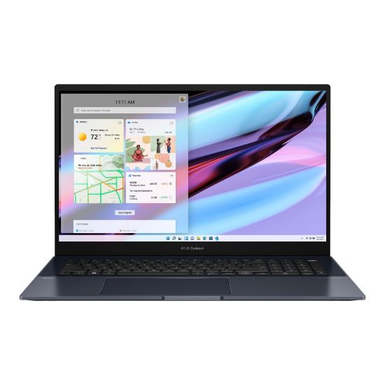 Picture of Asus Zenbook Pro 17 UM6702 Laptop, 17.3in Touchscreen, AMD Ryzen 7, 16GB Memory, 512GB Solid State Drive, Tech Black, Windows 11 Home, WiFi 6