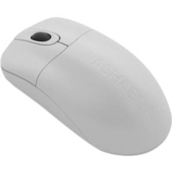 Picture of Seal Shield Silver Storm Waterproof Encrypted - Mouse - optical - 3 buttons - wireless - 2.4 GHz - USB wireless receiver - white