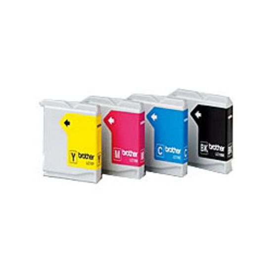 Picture of Brother LC51 Black And Cyan, Magenta, Yellow Ink Cartridges, Pack Of 4, LC514PKS