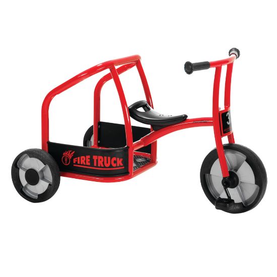 Picture of Winther Circleline Tricycle, Fire Truck, 24 1/16inH x 23 1/4inW x 39 13/16inD, Black/Red