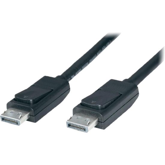 Picture of 4XEM 35FT DisplayPort M/M Cable - 35 ft DisplayPort A/V Cable for Audio/Video Device, Monitor - First End: 1 x 20-pin DisplayPort 1.2 Digital Audio/Video - Male - Second End: 1 x 20-pin DisplayPort 1.2 Digital Audio/Video - Male - Shielding - Black