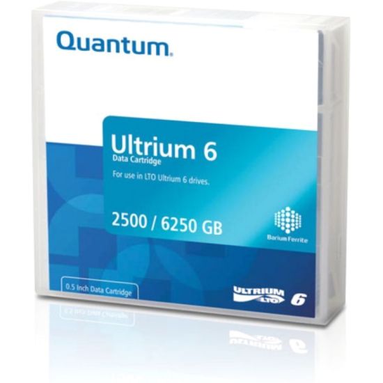 Picture of Quantum MR-L6MQN-02 LTO Ultrium 6 Data Cartridge - LTO-6 - WORM - 2.50 TB (Native) / 6.25 TB (Compressed) - 2775.59 ft Tape Length