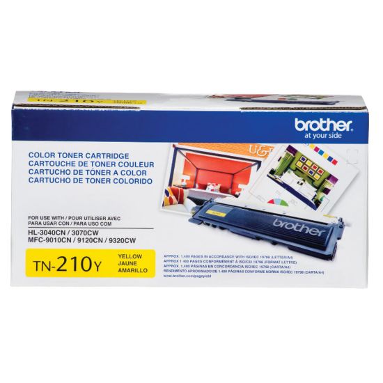 Picture of Brother TN-210 Yellow Toner Cartridge, TN-210Y