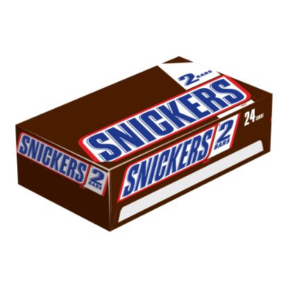 Picture of Snickers 2-Piece King-Size Candy Bars, 3.29 Oz, Box Of 24