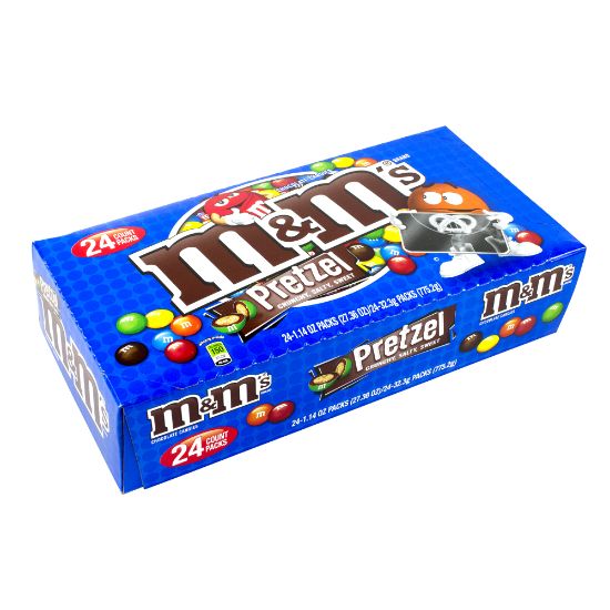 Picture of M&Ms Pretzel M&Ms, 1.14 oz, 24 Count