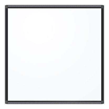 Picture of U Brands PINIT Magnetic Dry-Erase Board, 36in X 36in, Black Aluminum Frame, Actual Size 35in X 35in (3010U00-01)