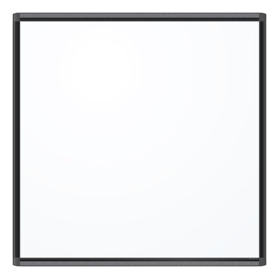 Picture of U Brands PINIT Magnetic Dry-Erase Board, 36in X 36in, Black Aluminum Frame, Actual Size 35in X 35in (3010U00-01)