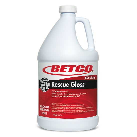 Picture of Betco Rescue Floor Finish, Gloss, 128 Oz Bottle, Case Of 4