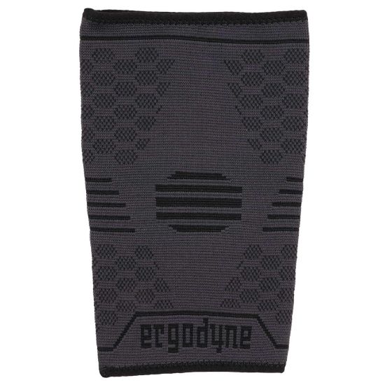 Picture of Ergodyne Proflex 651 Elbow Compression Sleeves, Large, Black, Pack Of 2 Sleeves