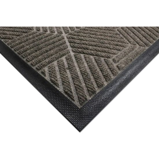 Picture of M + A Matting WaterHog Silver Mat, Smooth, 35inH x 116inW, Greige