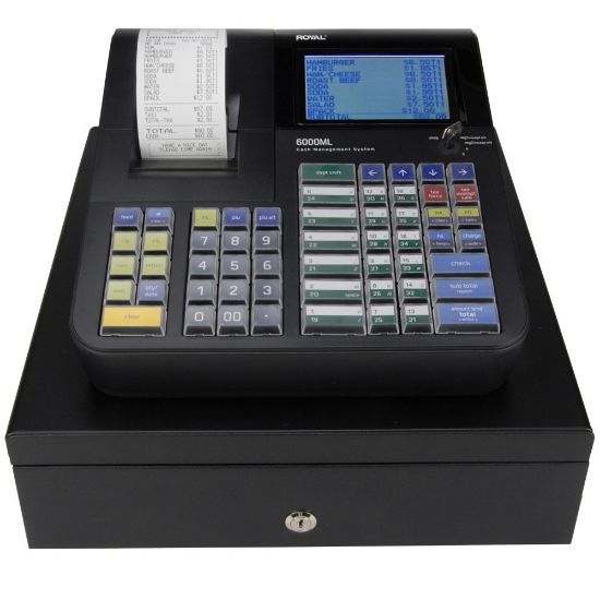 Picture of Royal 6000ML Cash Register, Black