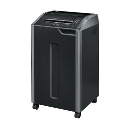 Picture of Fellowes Powershred 425i 100% Jam Proof BAA Compliant 38-Sheet Strip-Cut Continuous Duty Large Office Shredder