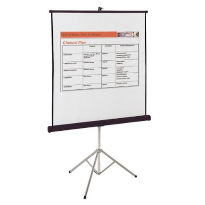 Picture of Quartet Portable Tripod Projection Screen, 70in x 70in