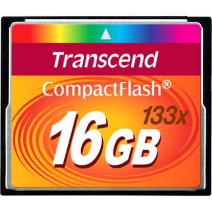 Picture of Transcend 16GB CompactFlash (CF) Card - 133x - 16 GB