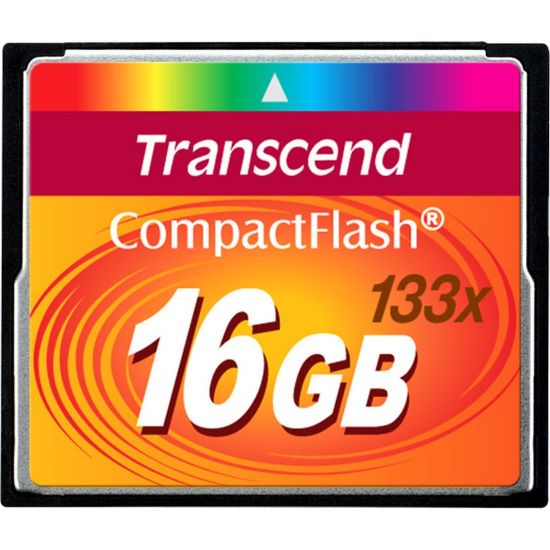 Picture of Transcend 16GB CompactFlash (CF) Card - 133x - 16 GB