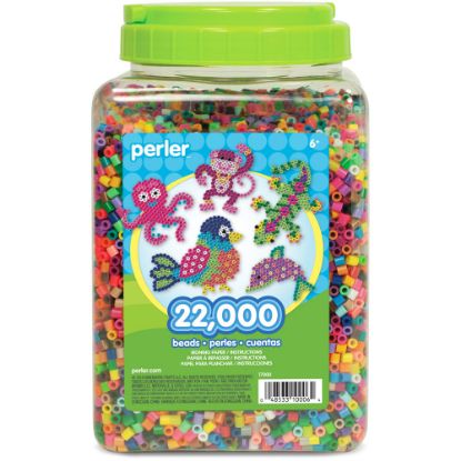 Picture of Perler Multi-Mix Fuse Beads, Assorted Colors, Jar Of 22,000 Beads